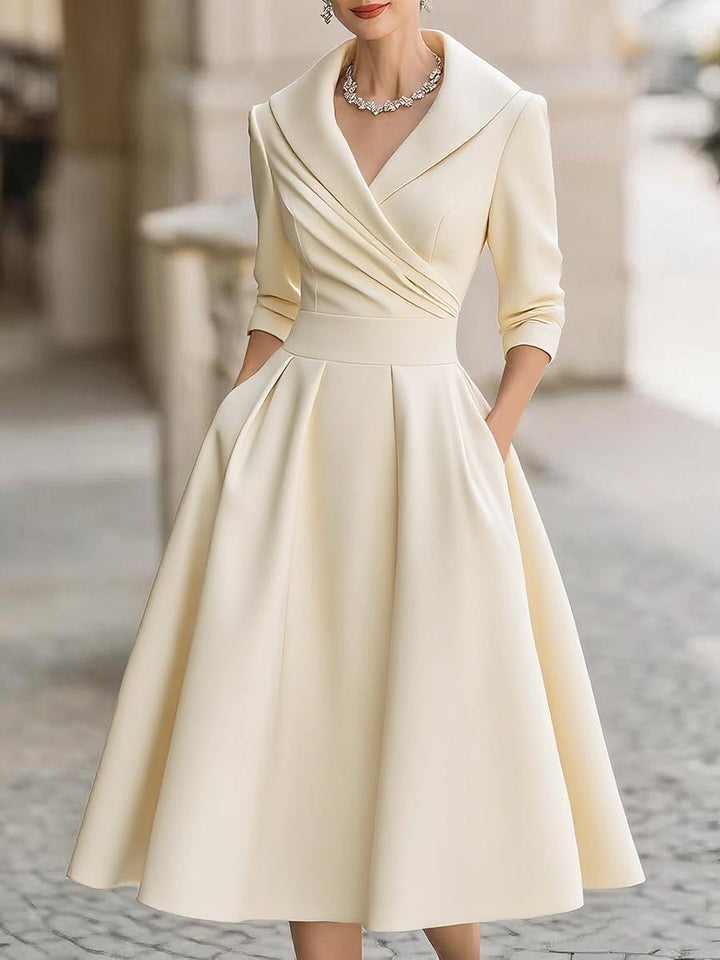 Lea™ - Elegantní midi šaty