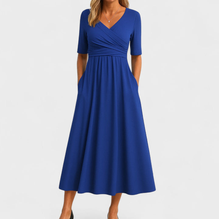 Brygida – Elegantní Midi Šaty