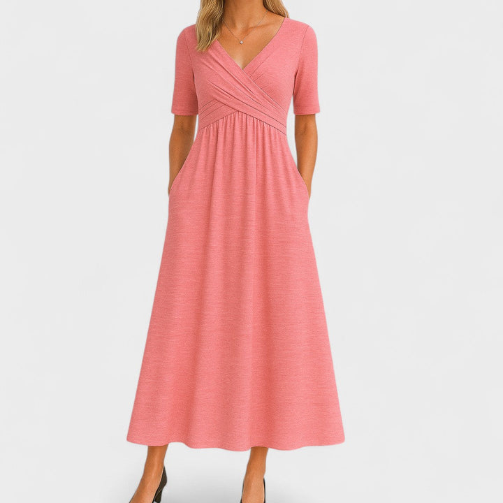 Brygida – Elegantní Midi Šaty