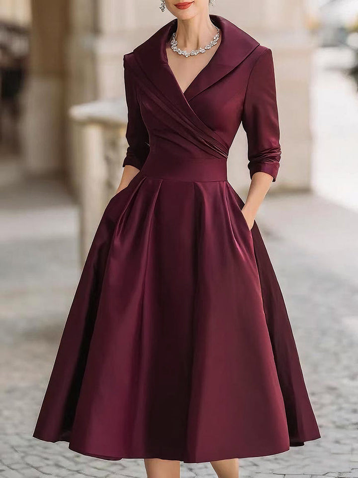 Lea™ - Elegantní midi šaty