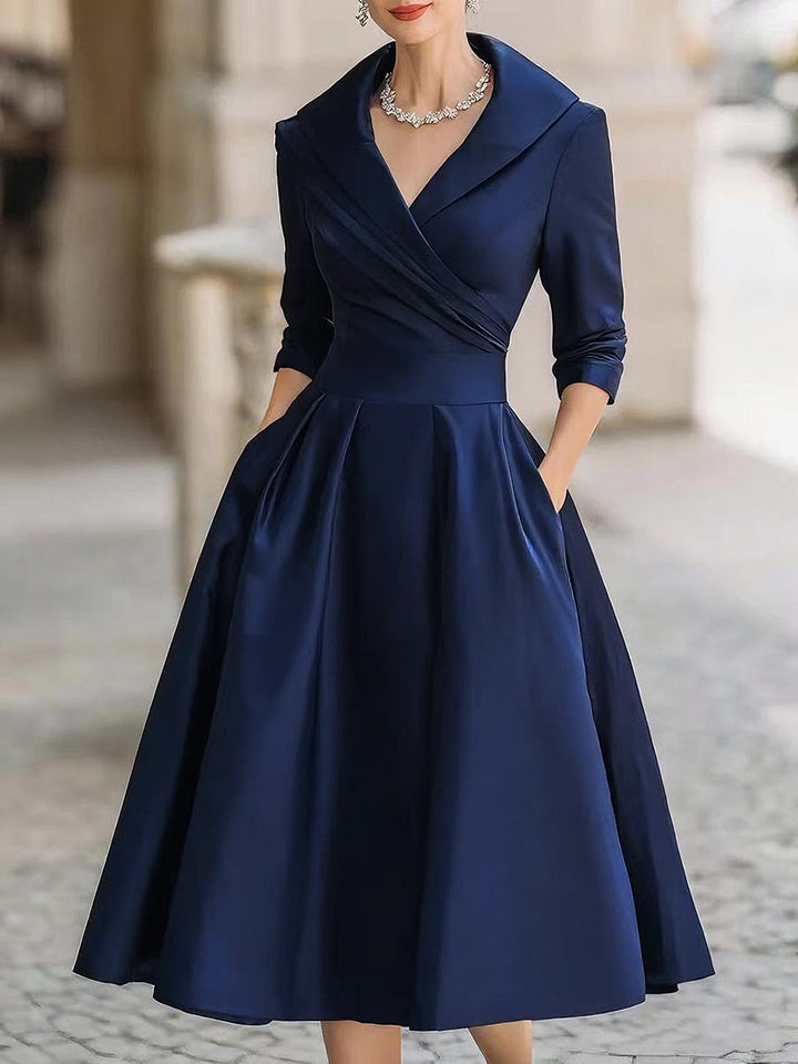 Lea™ - Elegantní midi šaty
