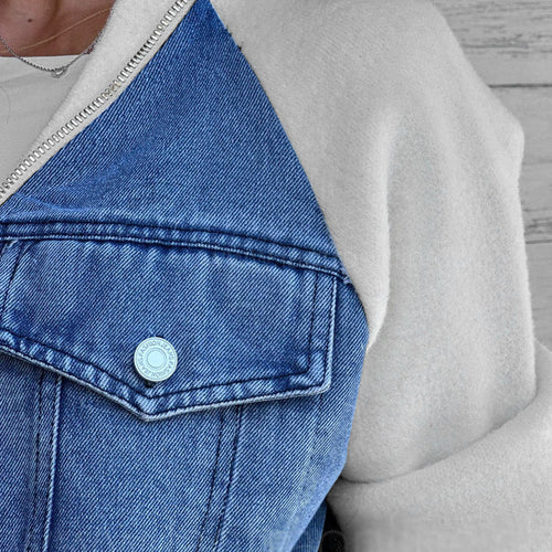 Hana™ | Unikátní džínová bunda s vintage nádechem