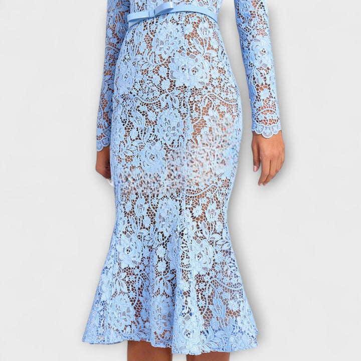 Mia | Elegantní midi šaty z krajky