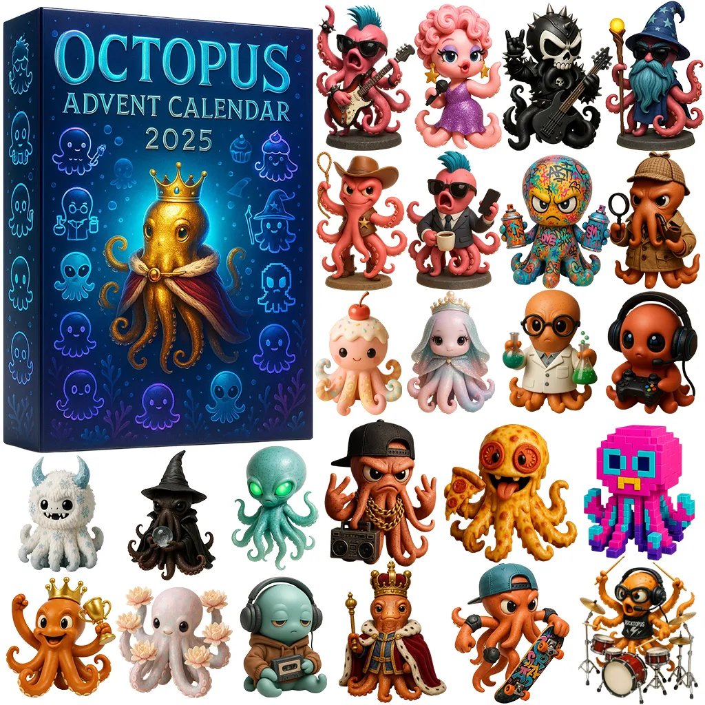 Oktopusový | adventní kalendář 2025