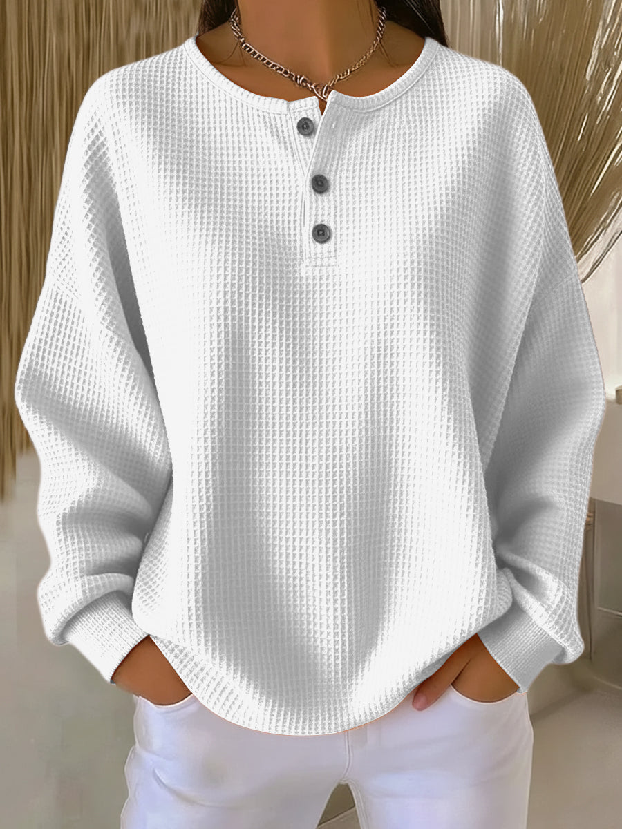 Snuvé™ - Volný kulatý výstřih Sweatshirt