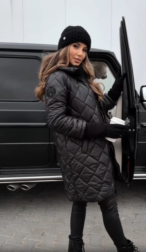 Anna | Elegantní prošívaná zimní bunda s teplou kapucí