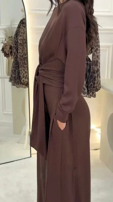 Sofía - Elegantní set s vázáním v pase