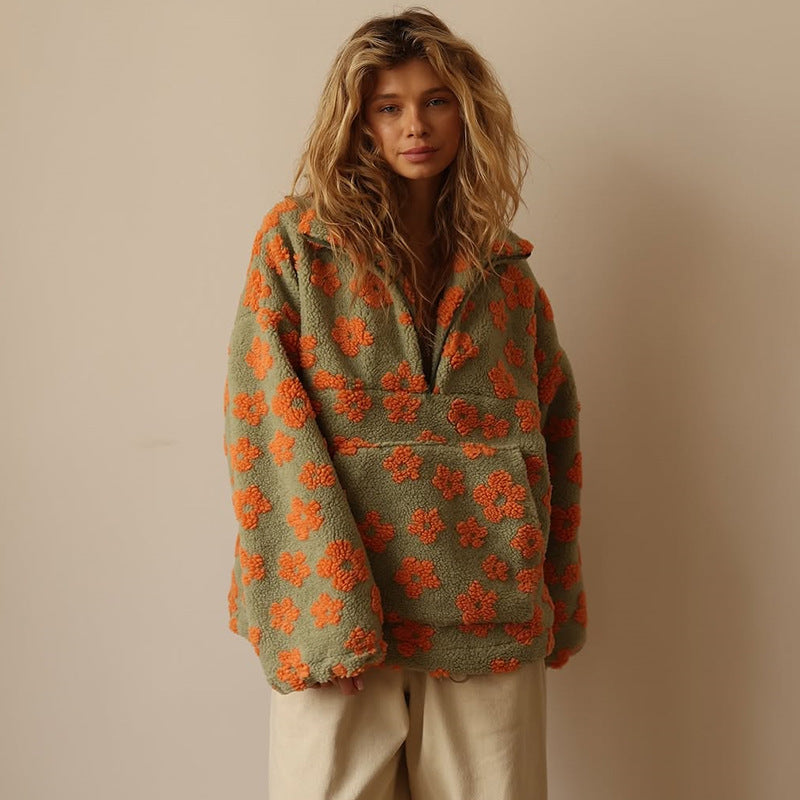 Sherpa Pullover – Boho-inspirované pohodlí