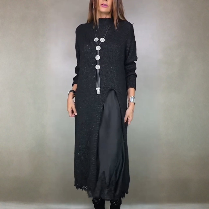 Laluna® | Kompletní stylový outfit (Dlouhý svetr + šaty)