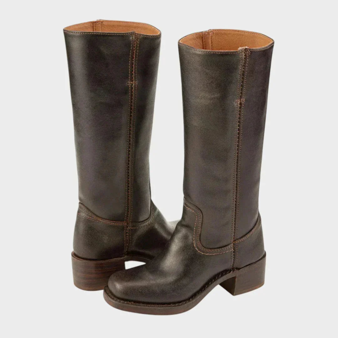 Fleur™ – Retro Kožené Boty