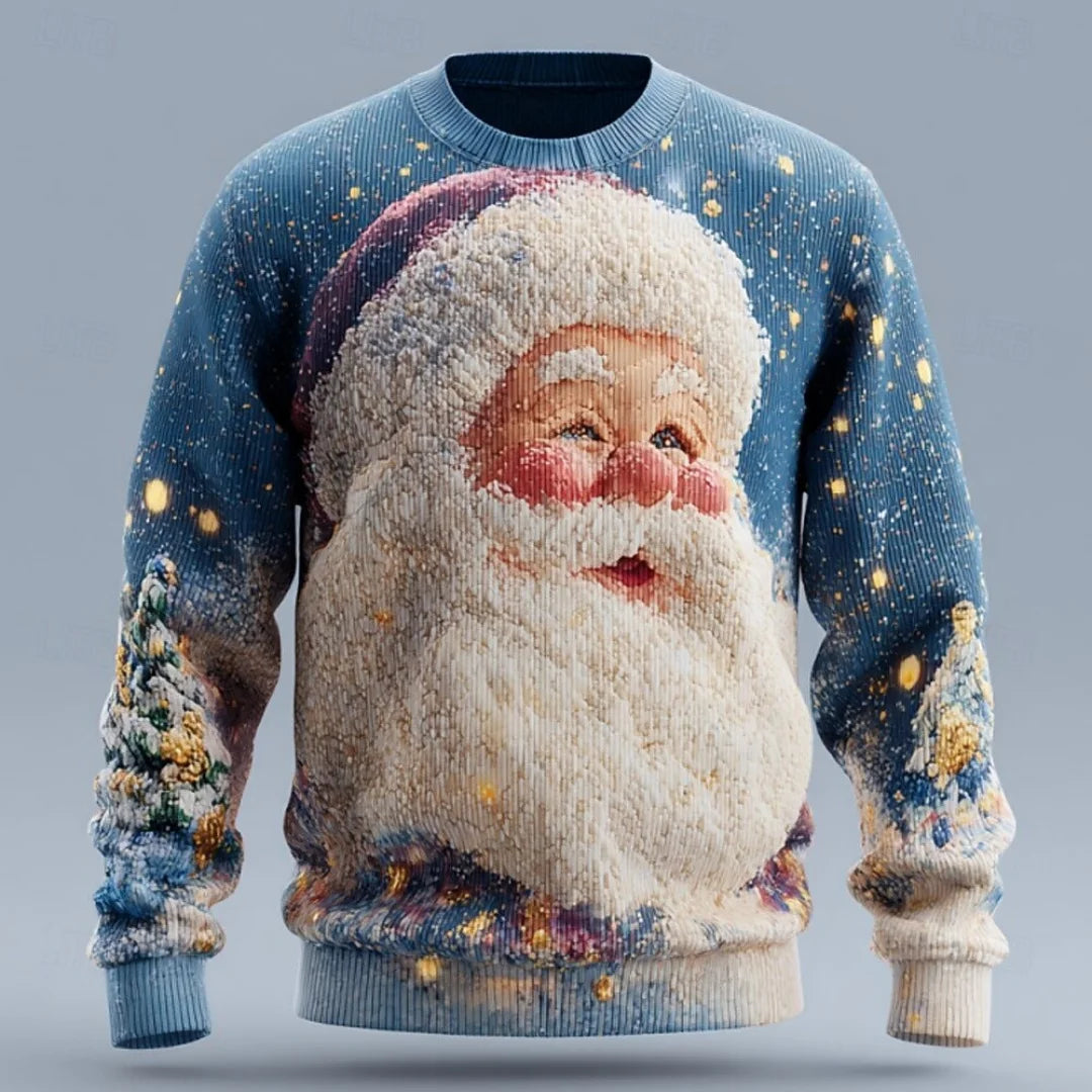 Vánoční svetr s Mikulášem (UNISEX)