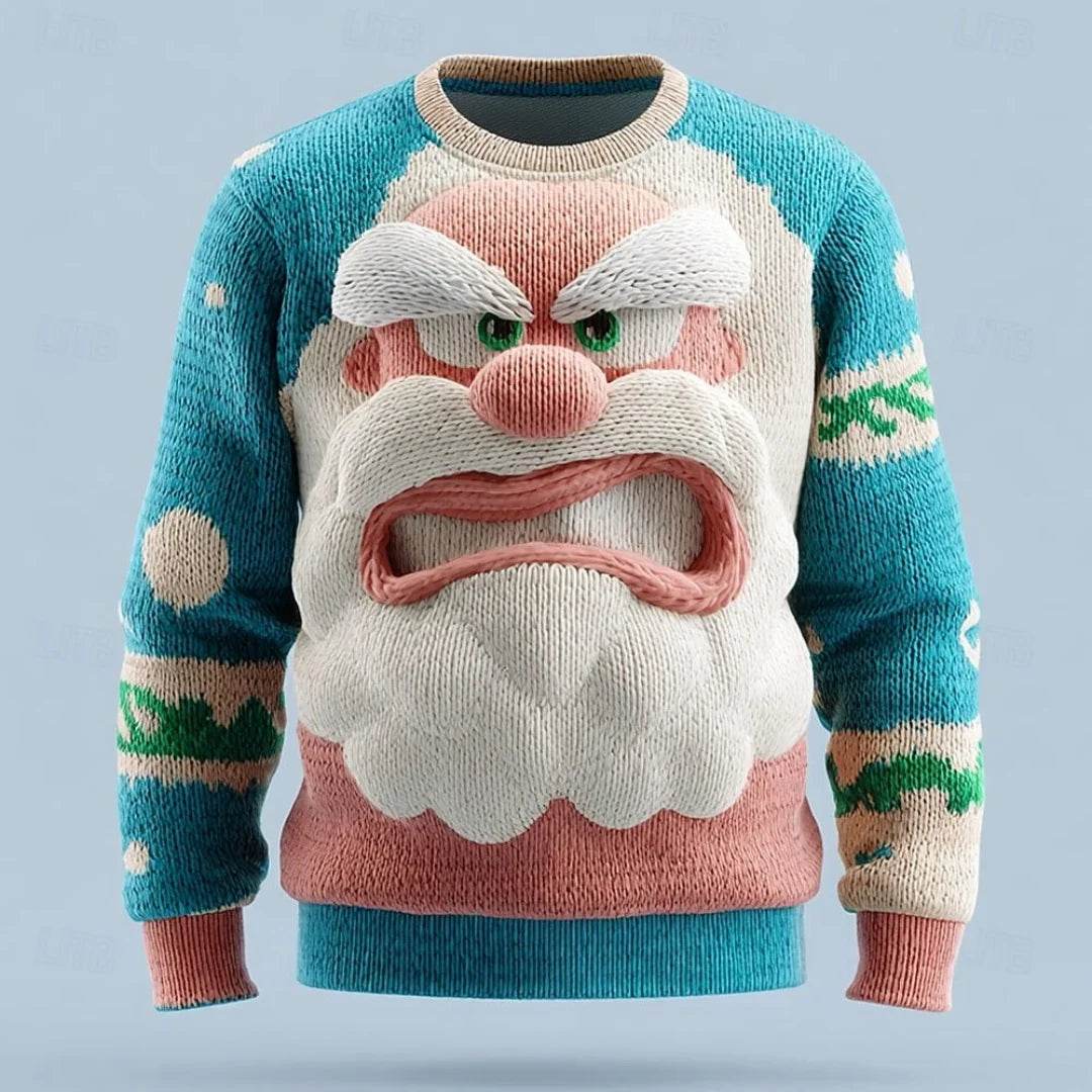Vánoční svetr s Mikulášem (UNISEX)
