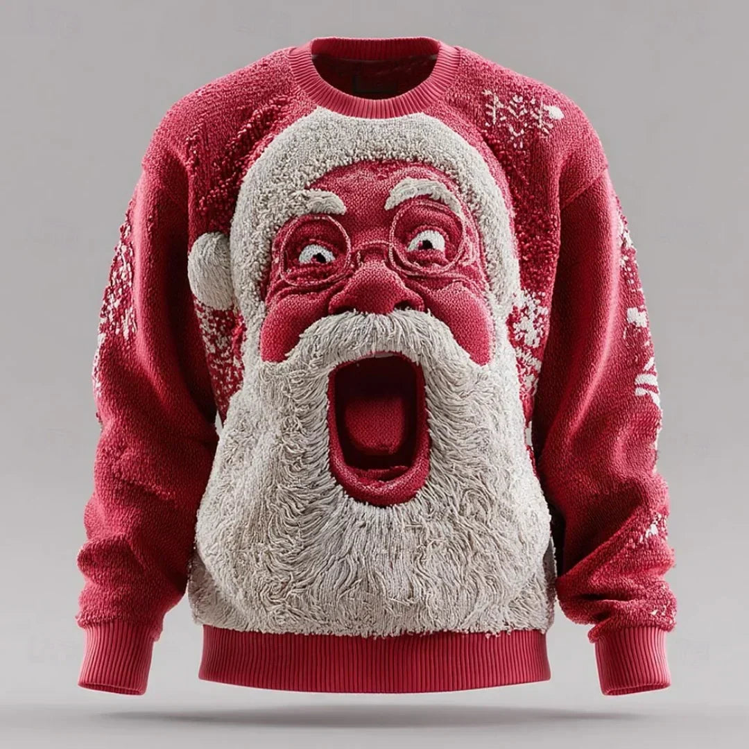 Vánoční svetr s Mikulášem (UNISEX)