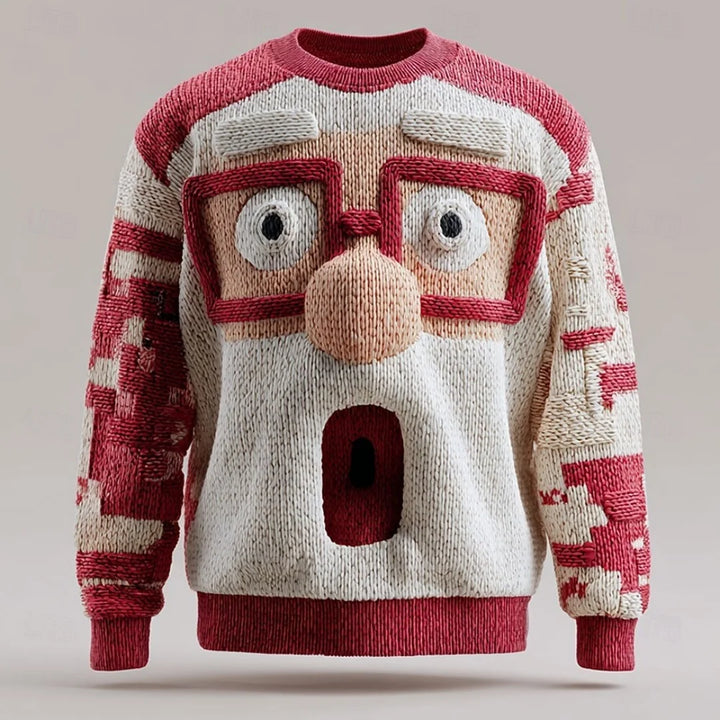 Vánoční svetr s Mikulášem (UNISEX)