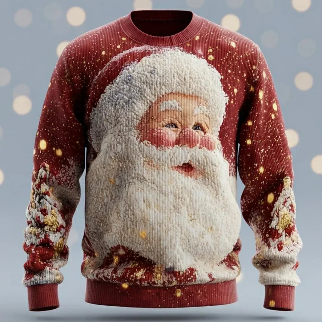 Vánoční svetr s Mikulášem (UNISEX)