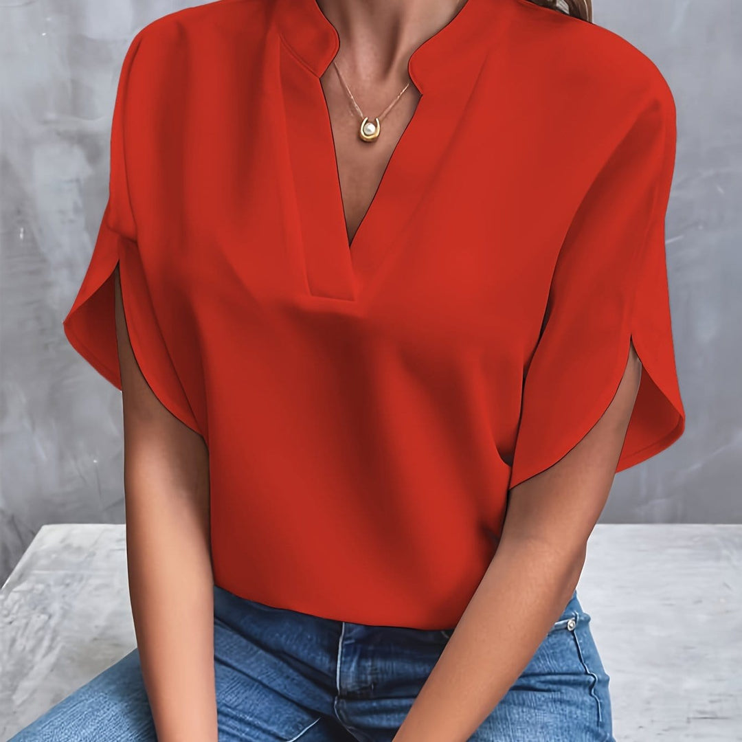 JULITA | Elegantní blůza s drapováním