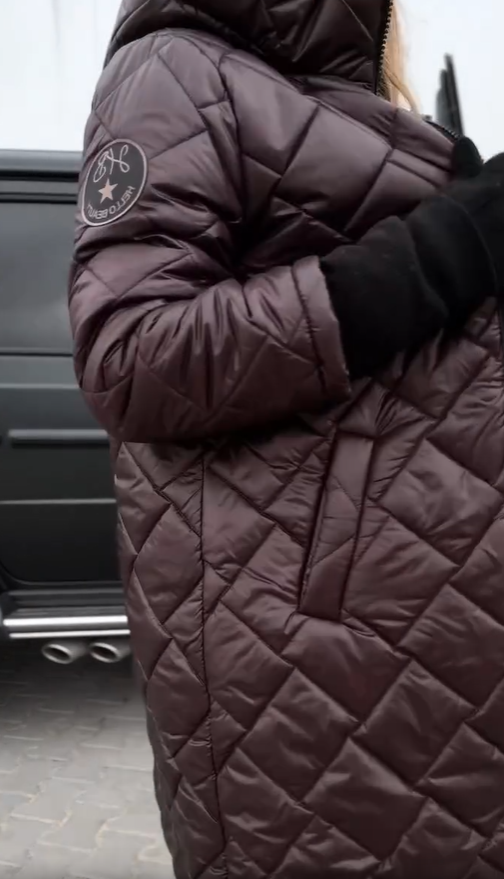 Anna | Elegantní prošívaná zimní bunda s teplou kapucí