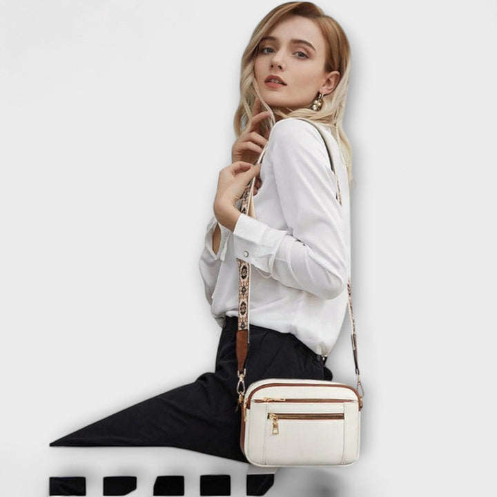Slavka™ - Elegantní Kožená Kabelka