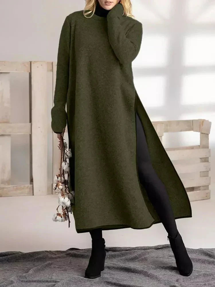 Eva™ | Elegantní dlouhé pletené šaty
