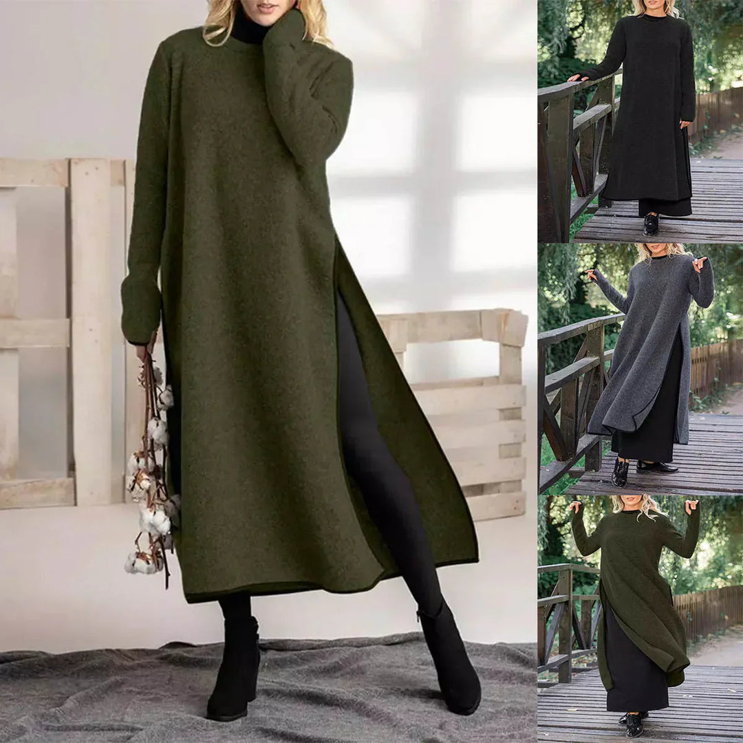 Eva™ | Elegantní dlouhé pletené šaty