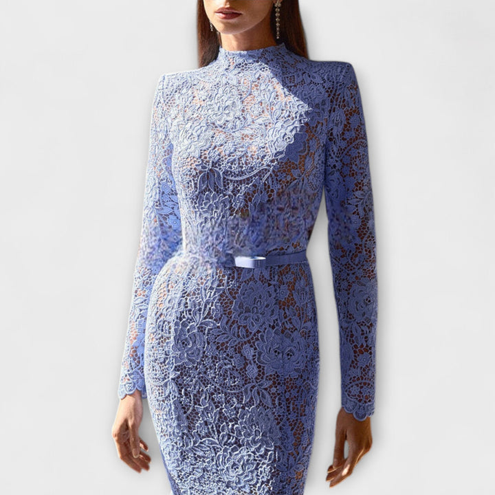 Mia | Elegantní midi šaty z krajky