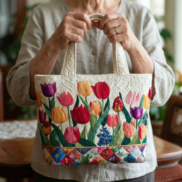 Prošívaná bunda – Tulipánová zahrada