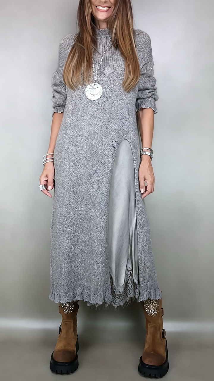Laluna® | Kompletní stylový outfit (Dlouhý svetr + šaty)