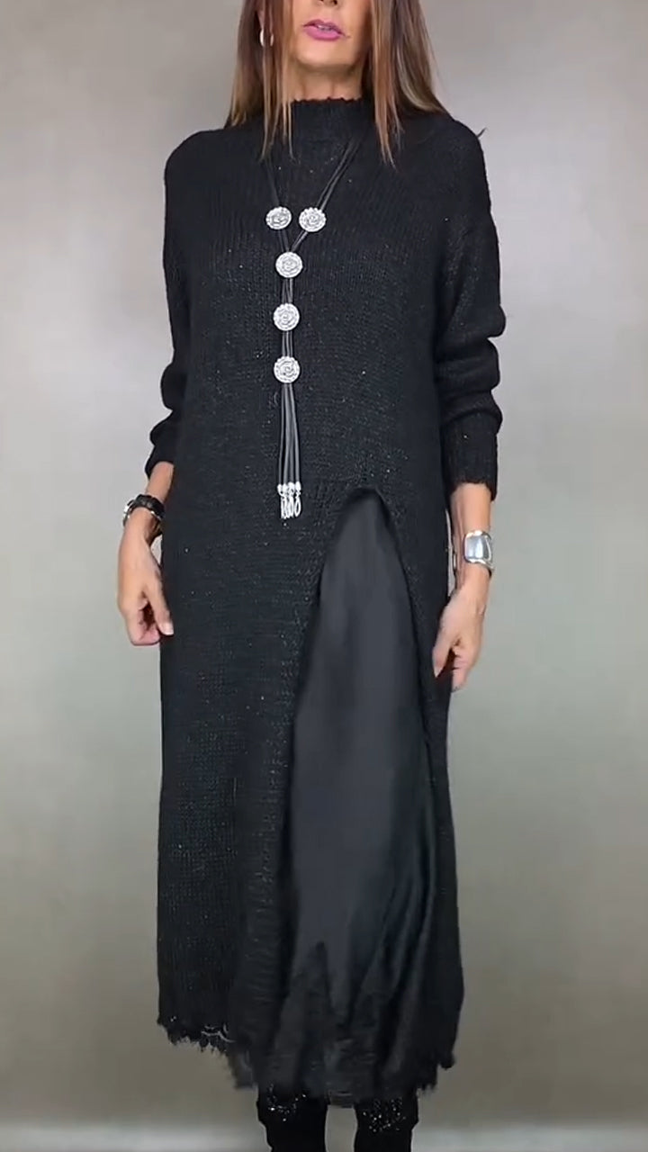 Laluna® | Kompletní stylový outfit (Dlouhý svetr + šaty)