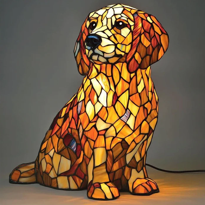 Zlatý retrívr | světelná lampa